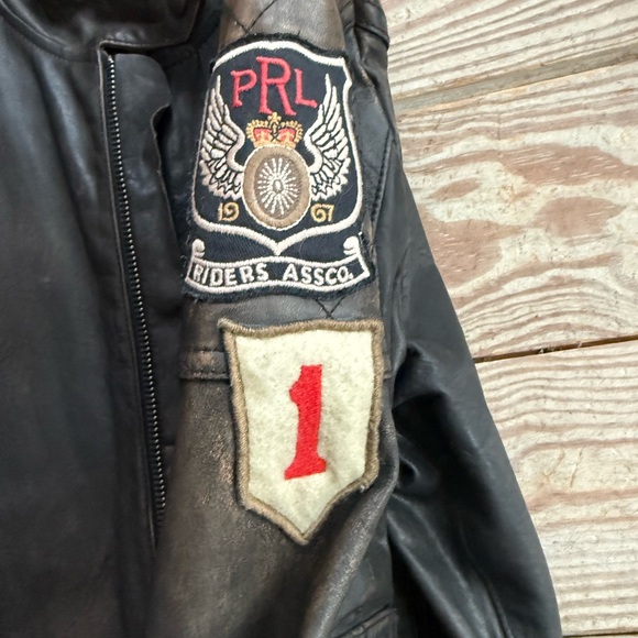 Ralph Lauren leather jacket size m - Picture 6 of 9